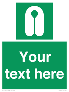 Custom sign safe condition Lifejacket